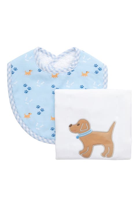 Playful Pals Basic Bib & Burp Boxed Set