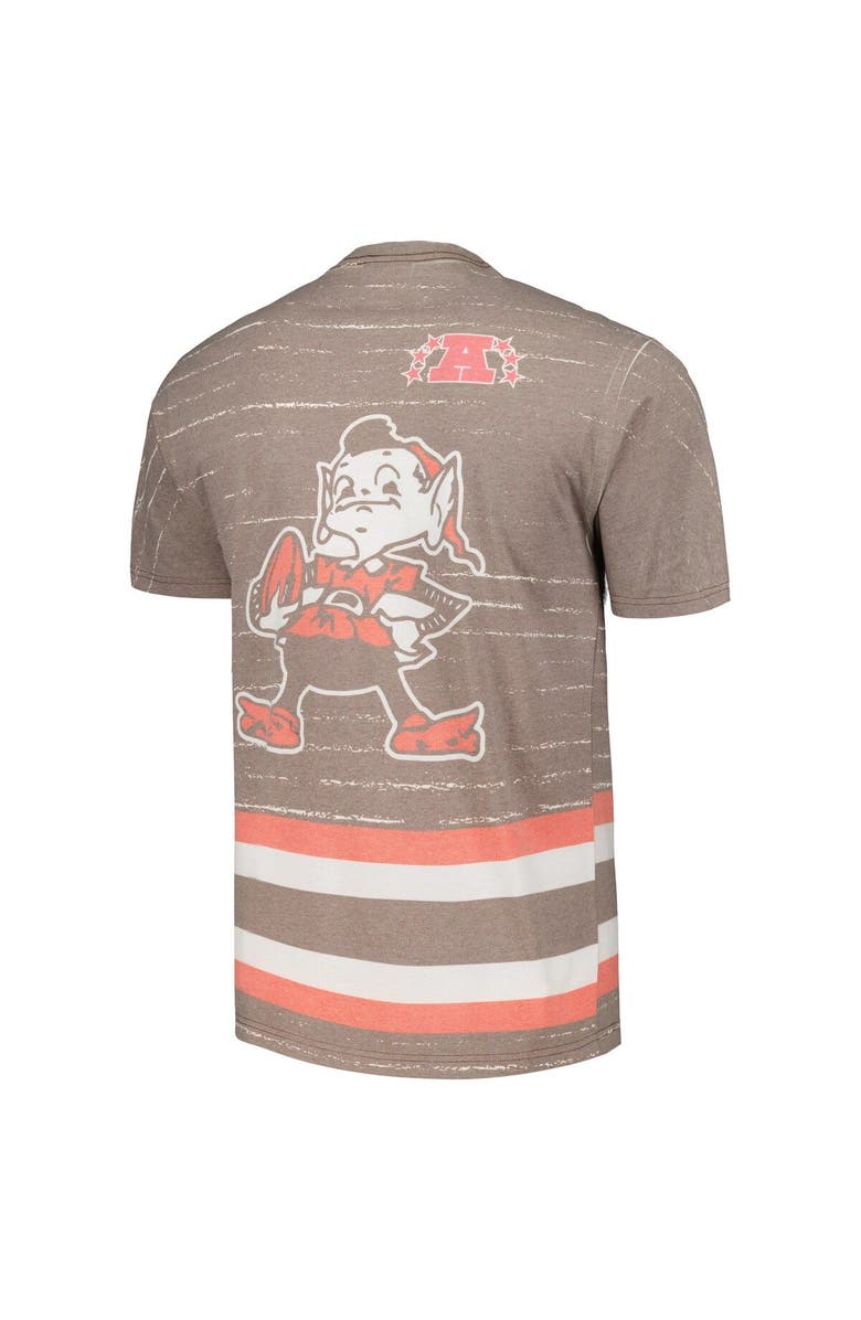 Mitchell & Ness Men's Mitchell & Ness Brown Cleveland Browns Jumbotron 3.0 T-Shirt, Alternate, color, Brown