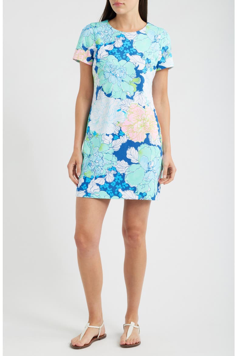 Melodie Skirted Romper, Main, color, STARLIGHT NAVY