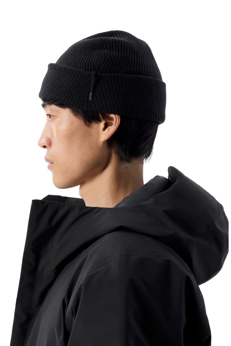 Conic Wool Toque, Alternate, color, BLACK