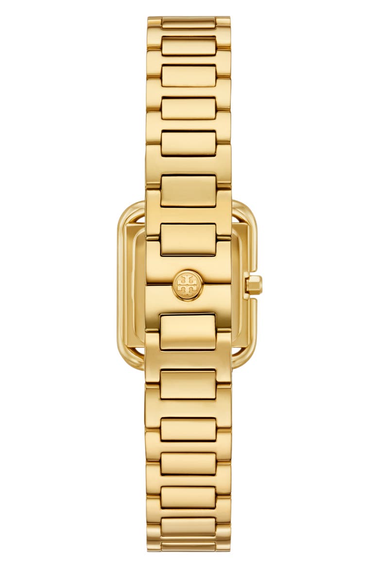 The Small Kira Square Bracelet Watch, 18mm x 18mm, Alternate, color, GOLD