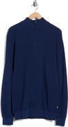SOUL OF LONDON Malange Quarter Zip Cotton Sweater