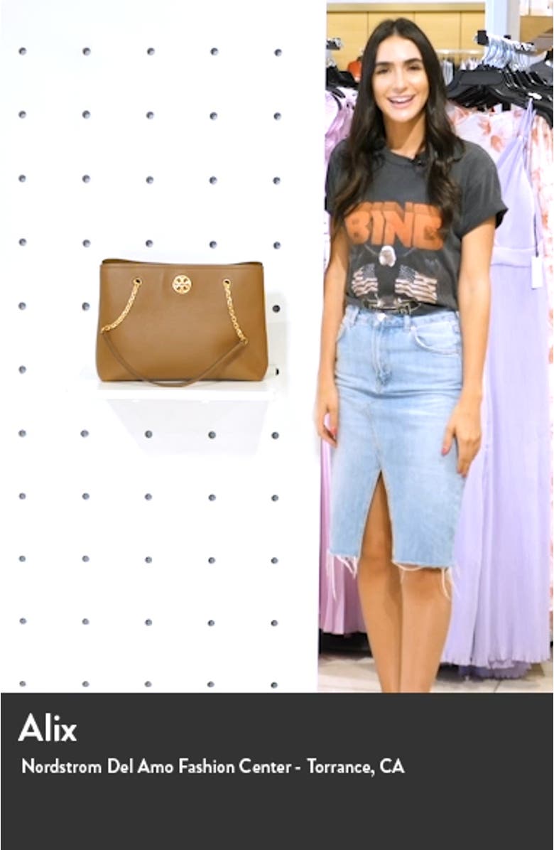 Carson Leather Tote, sales video thumbnail