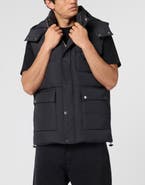 PHILIPP PLEIN Nylon Puffer Vest Gothic Plein Men