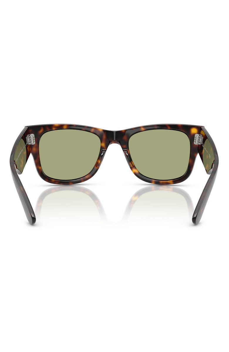 Ray-Ban 51mm Square Sunglasses, Alternate, color, Havana / Bottle Green