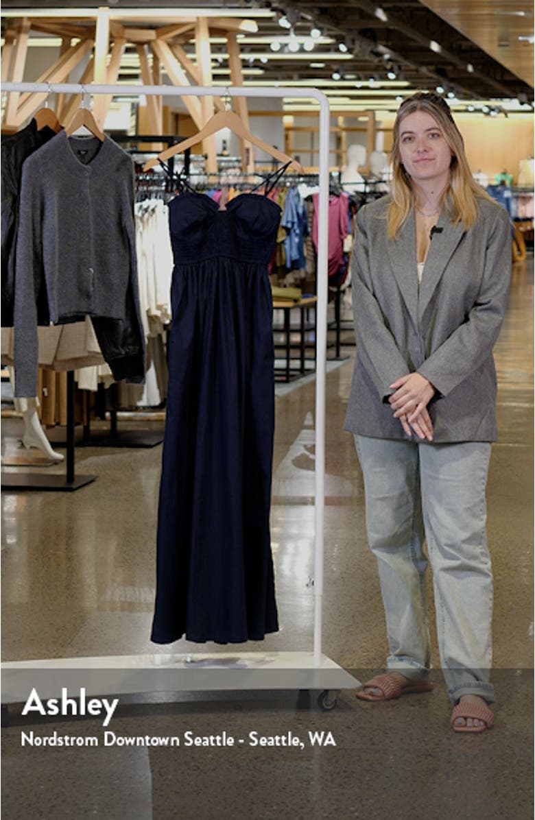 Smocked Cotton Midi Sundress, sales video thumbnail