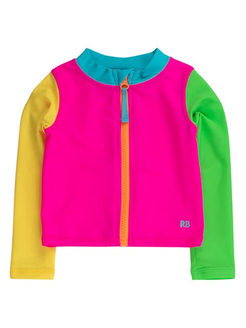 Unisex Long Sleeve Full Zip Rash Guard