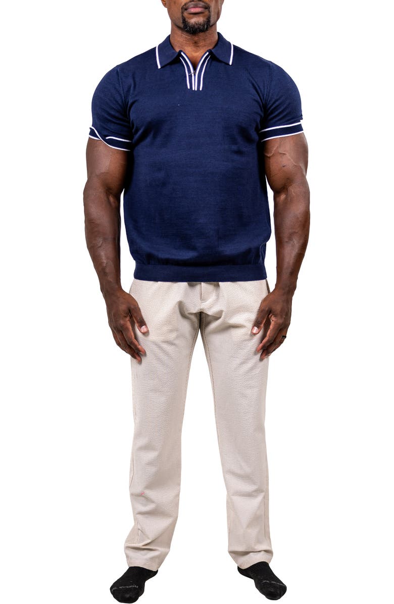 Maceoo Marthyr Tapered Leg Drawstring Pants, Alternate, color, White