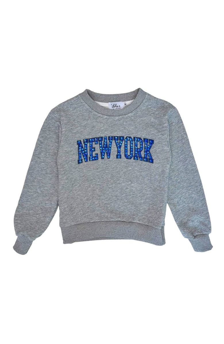Lola + The Boys New York City Gems Sweatshirt, Main, color, 