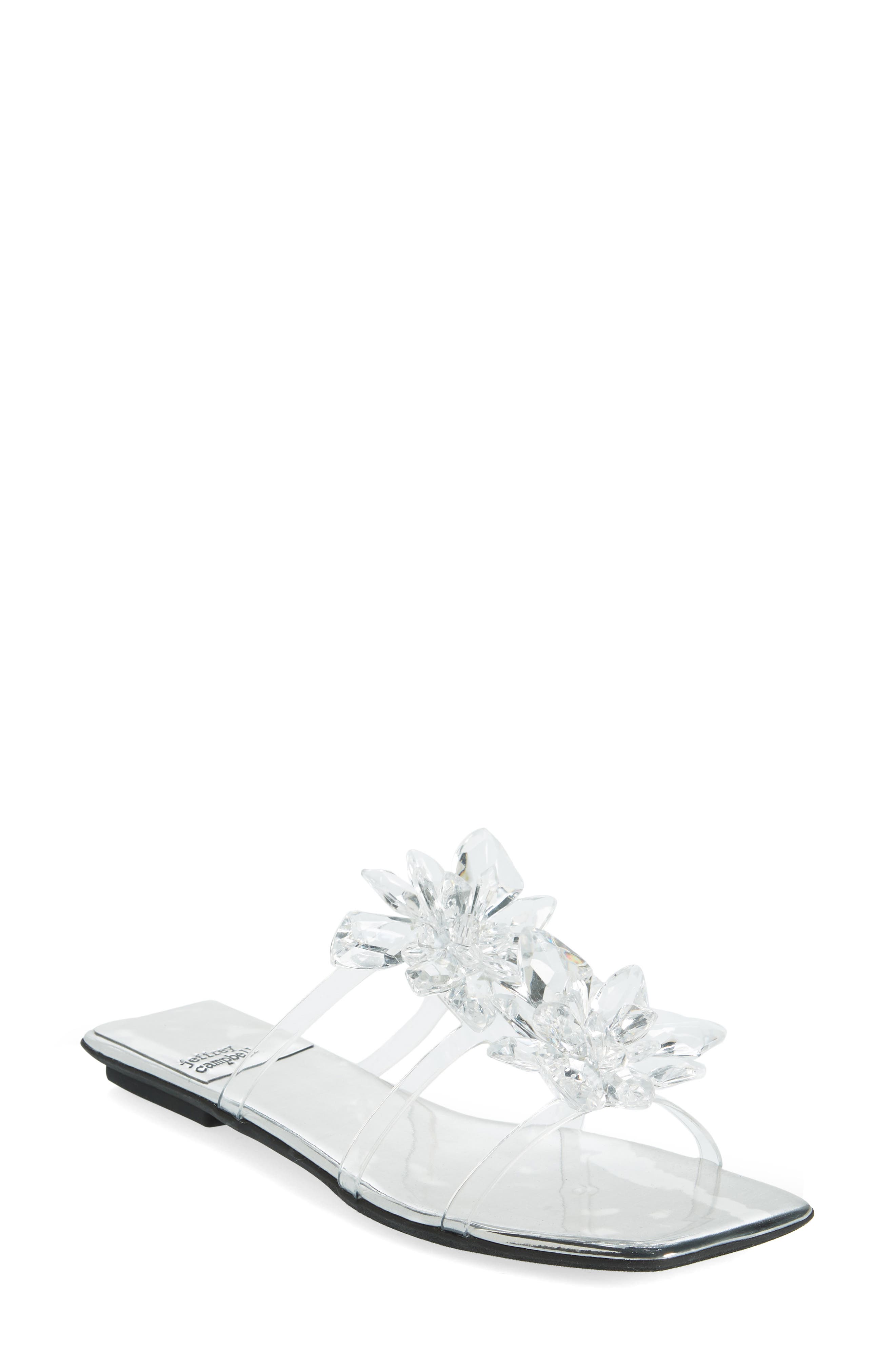 Jeffrey Campbell Crystalize Slide Sandal, Main, color, 