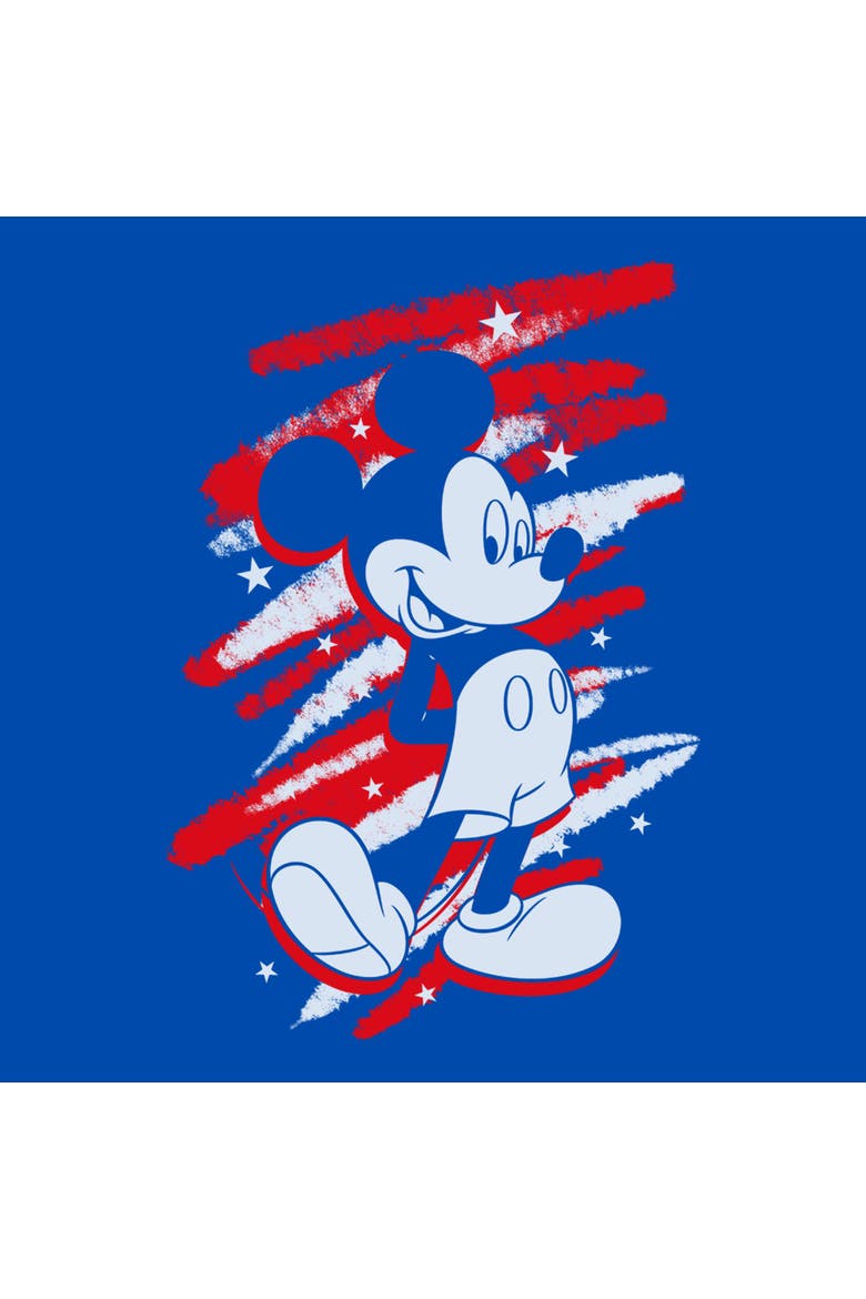 Boy's Mickey & Friends Classic Pose and Scribbles  Graphic T-Shirt, Alternate, color, Royal Blue