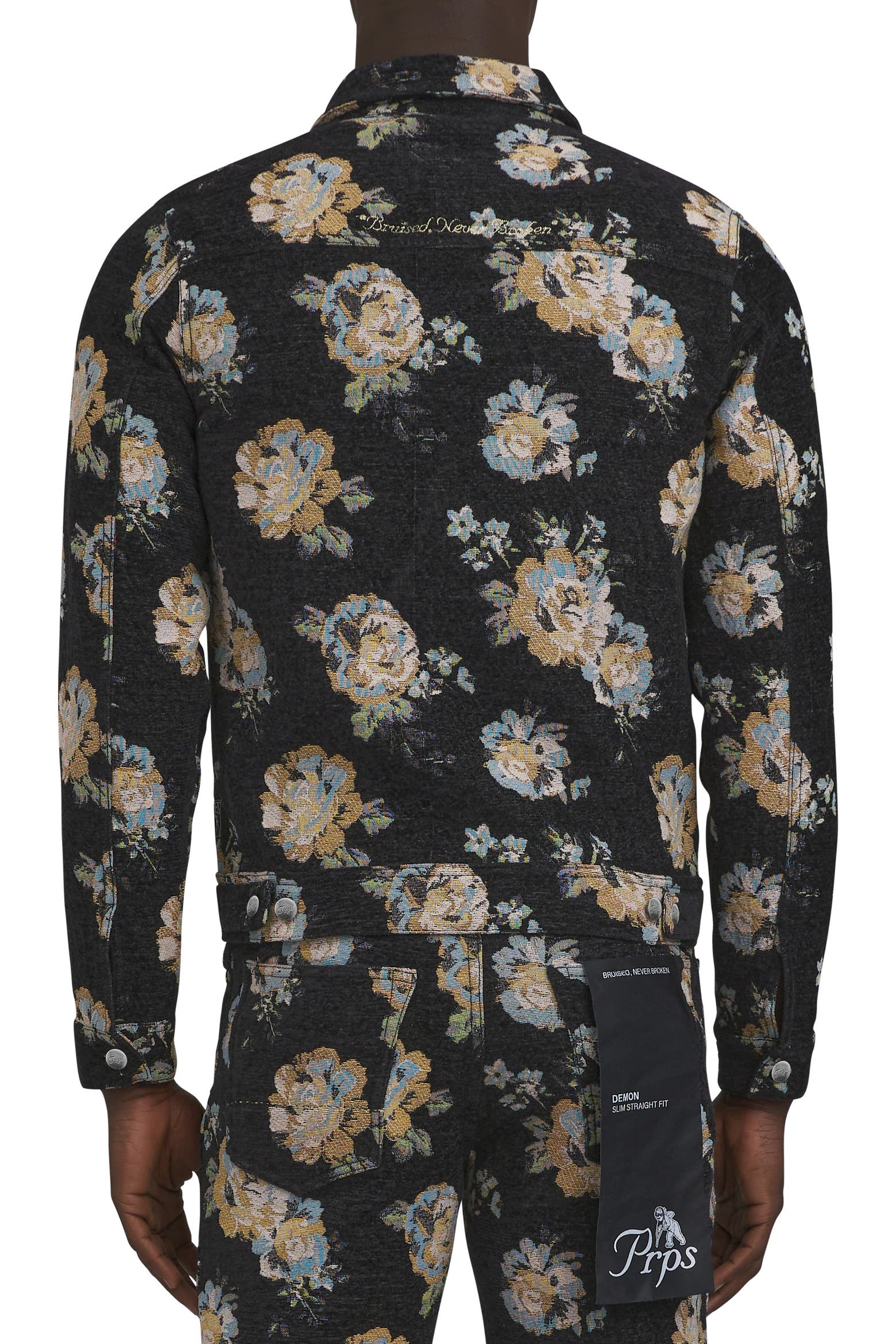 Spread Out Roses PRPS Prim Rose Jacquard Jacket (Men) | Nordstrom