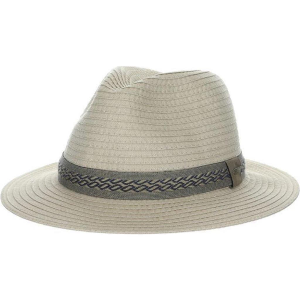 Scala Straw Safari Hat In Gray