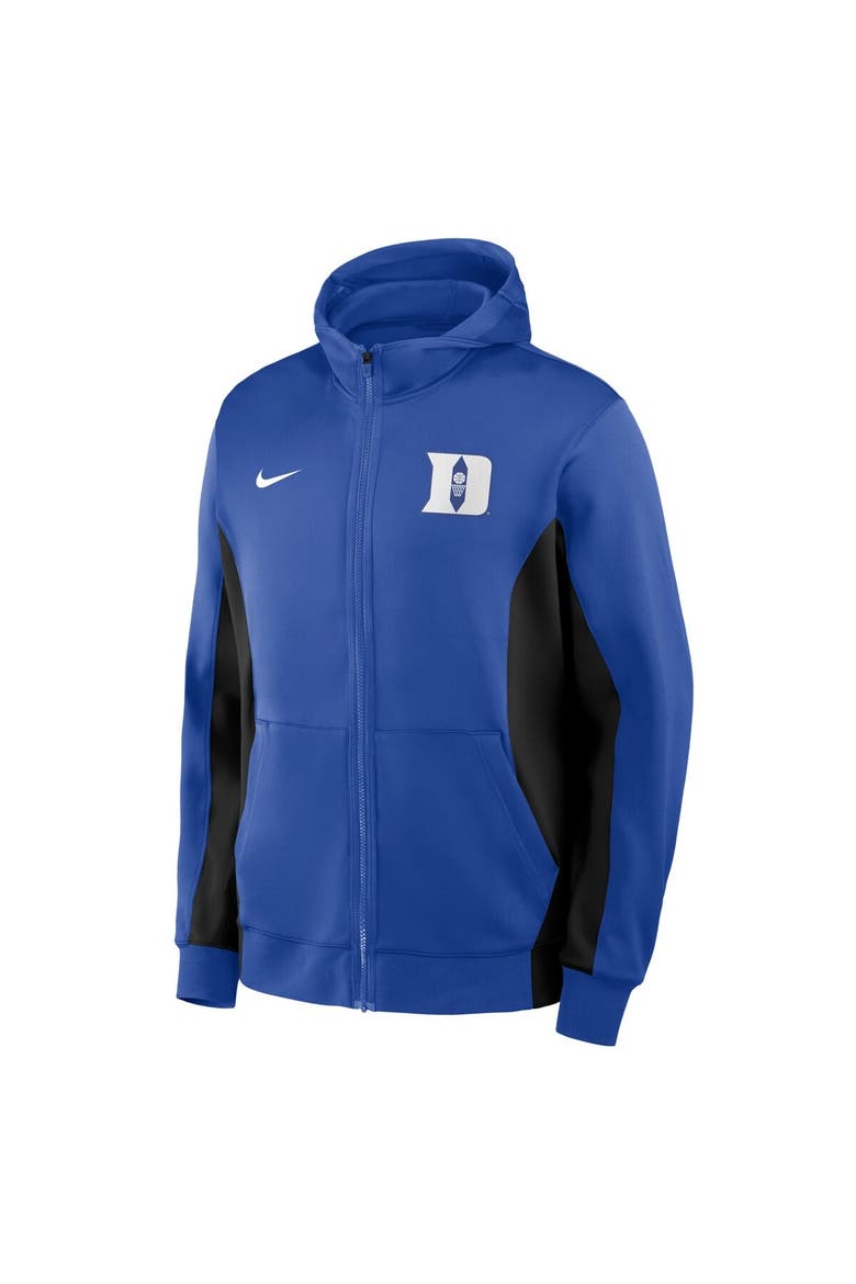 Men's Nike Royal/Black Duke Blue Devils Dri-FIT Game Full-Zip Hoodie Jacket, Alternate, color, Royal