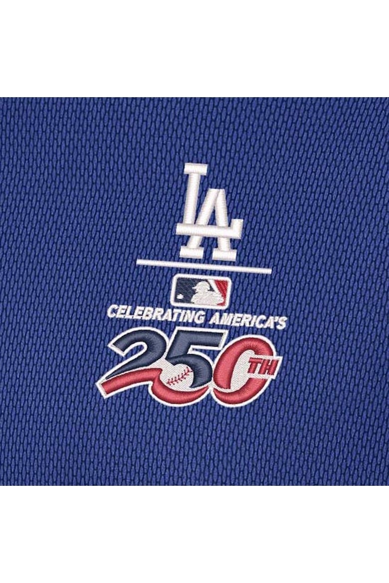 Men's Antigua Royal Los Angeles Dodgers Celebrating America's 250th Ellipse Polo, Alternate, color, Royal