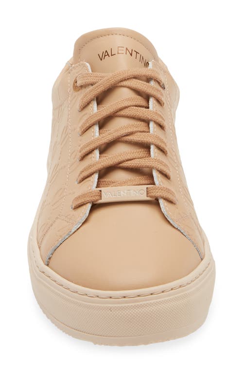 Valentino By Mario Valentino Jimmy Sneaker In Beige