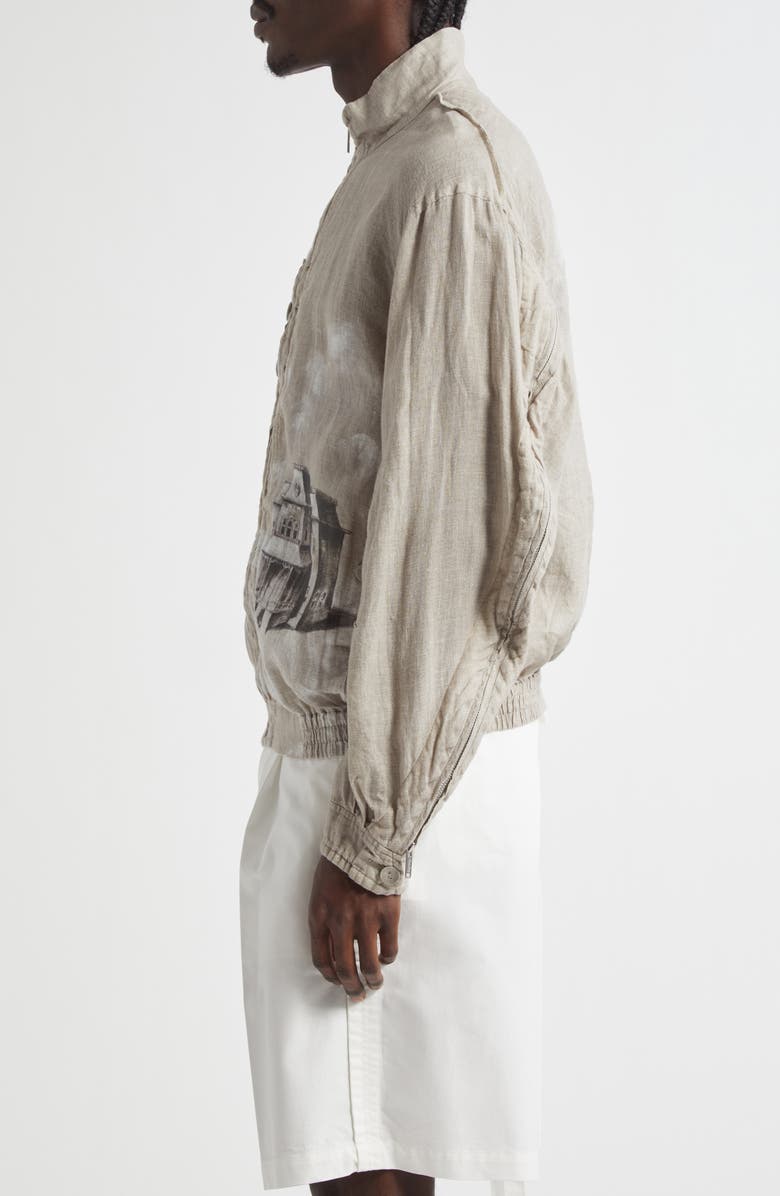 Undercover Linen Jacket, Alternate, color, Natural Base