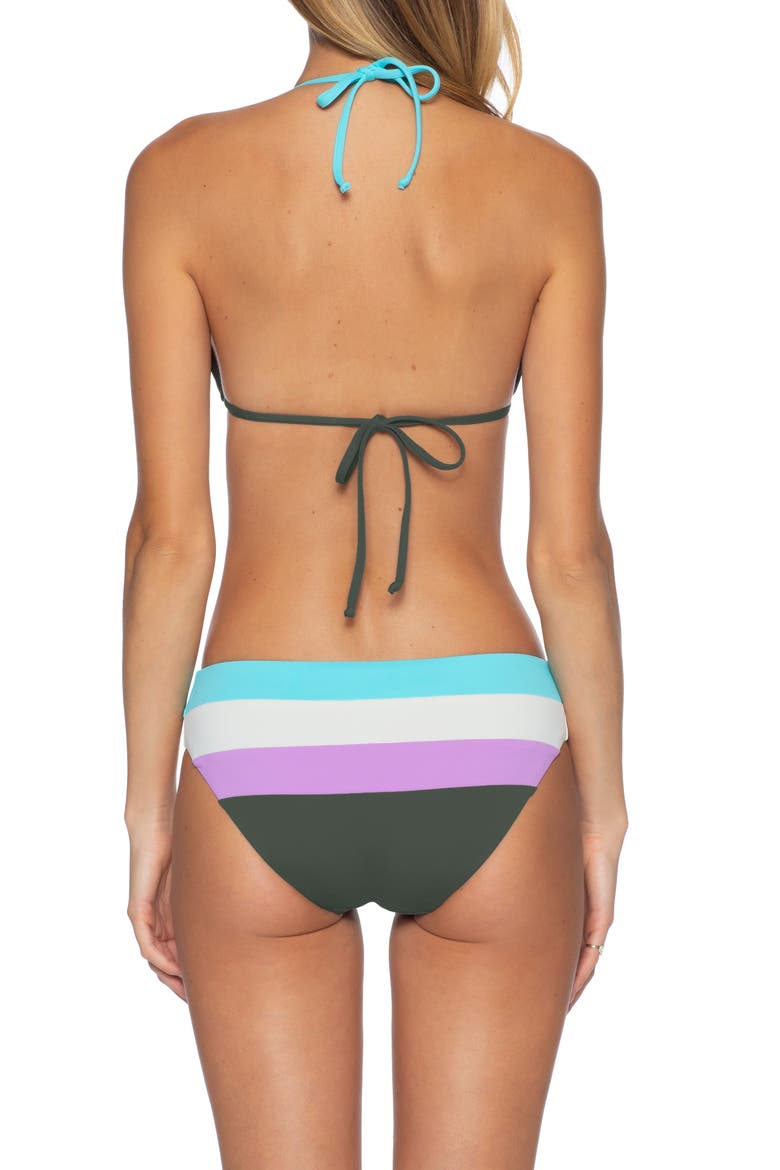 Circuit Colorblock Bikini Bottoms, Alternate, color, BASIL