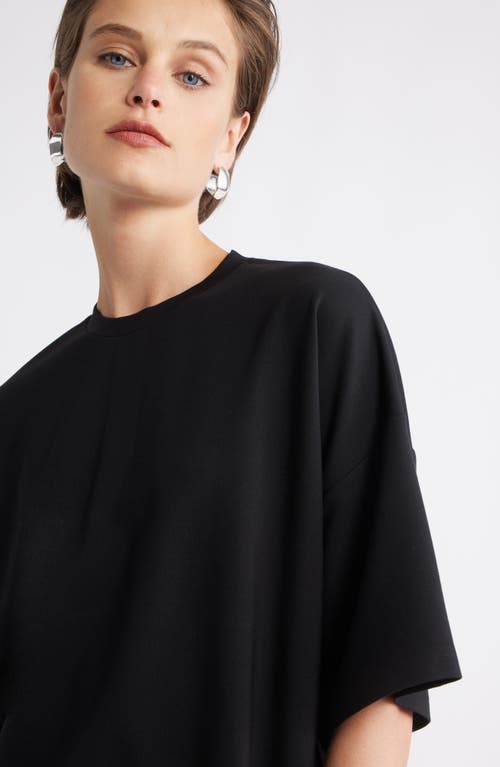 Nordstrom Ponte T-shirt In Black