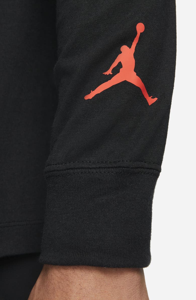 Jordan Long Sleeve Jumpman Cotton Graphic Tee, Alternate, color, 