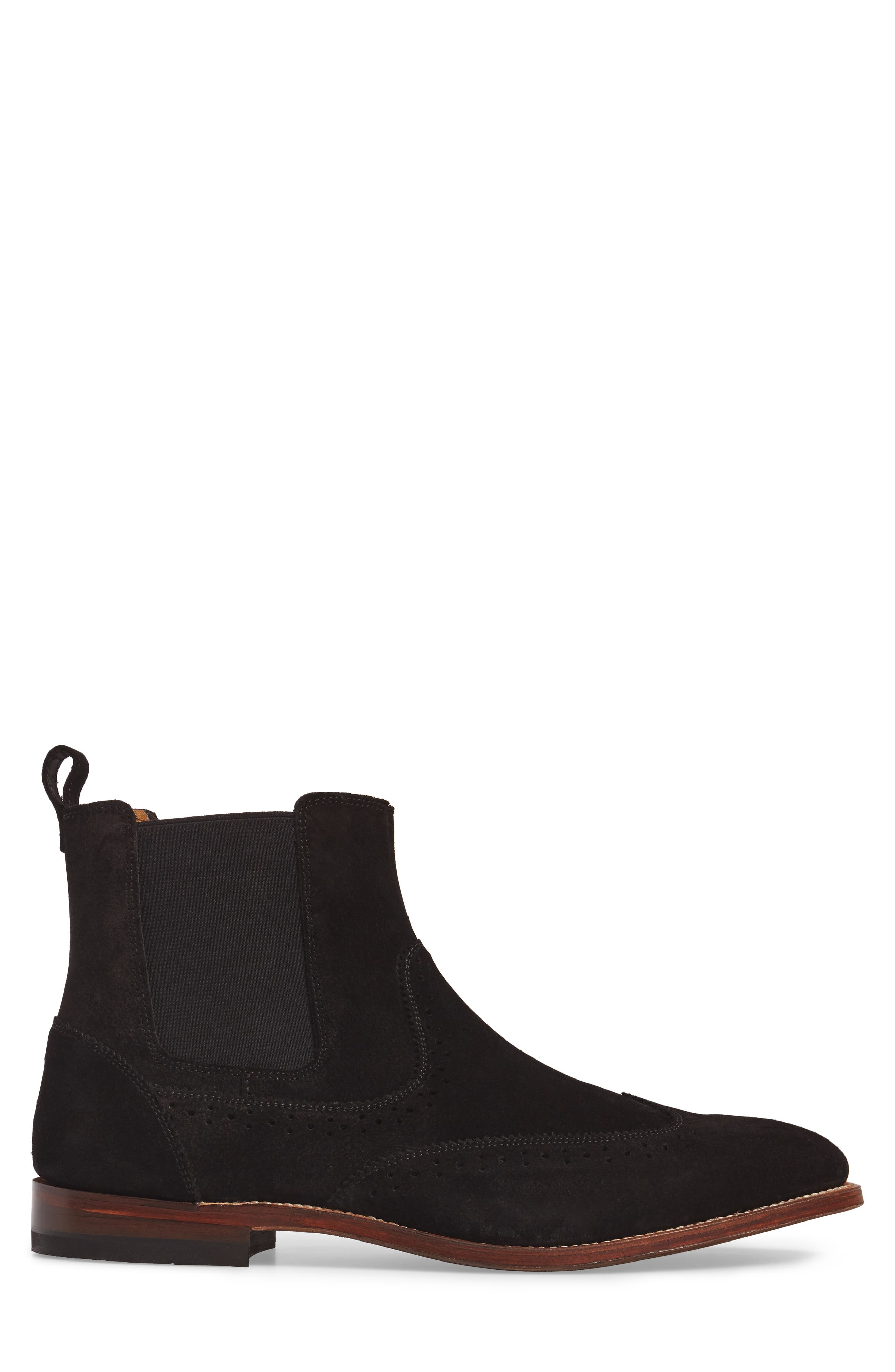 Stacy Adams Madison II Wingtip Chelsea Boot, Alternate, color, 