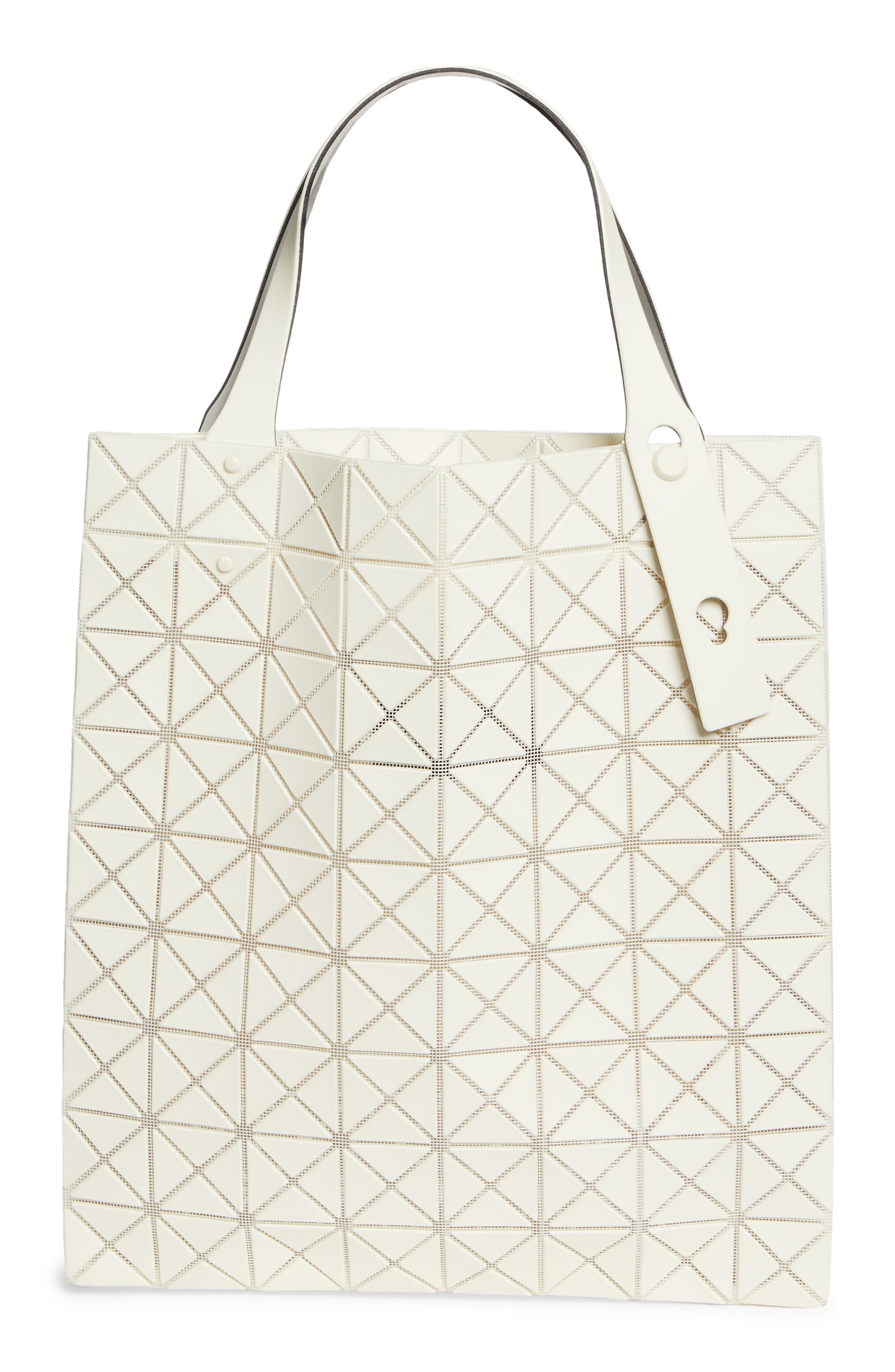 Bao Bao Issey Miyake Prism Plus Tote, Main, color, Ivory