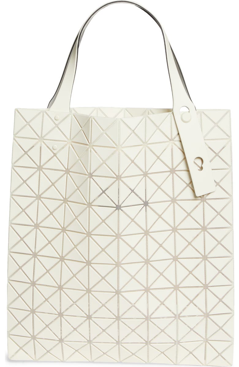 Bao Bao Issey Miyake Prism Plus Tote, Main, color, Ivory