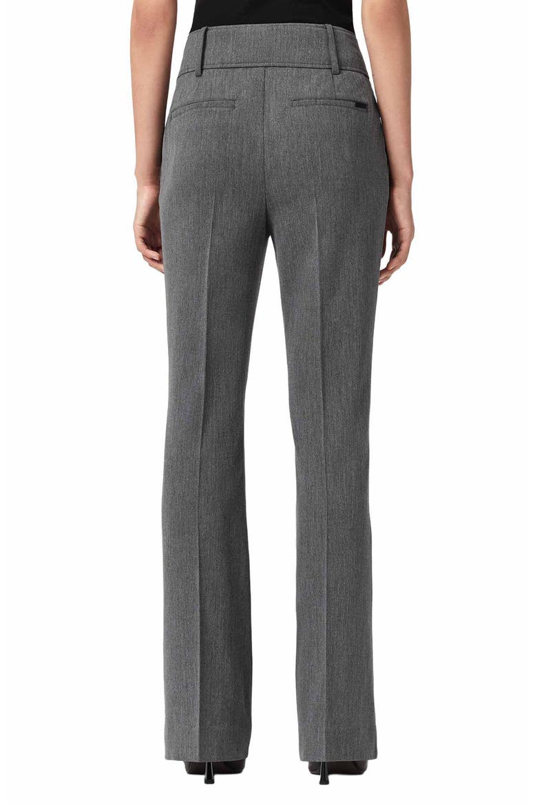Astra Pleated Flare Leg Pants, Alternate, color, GREY