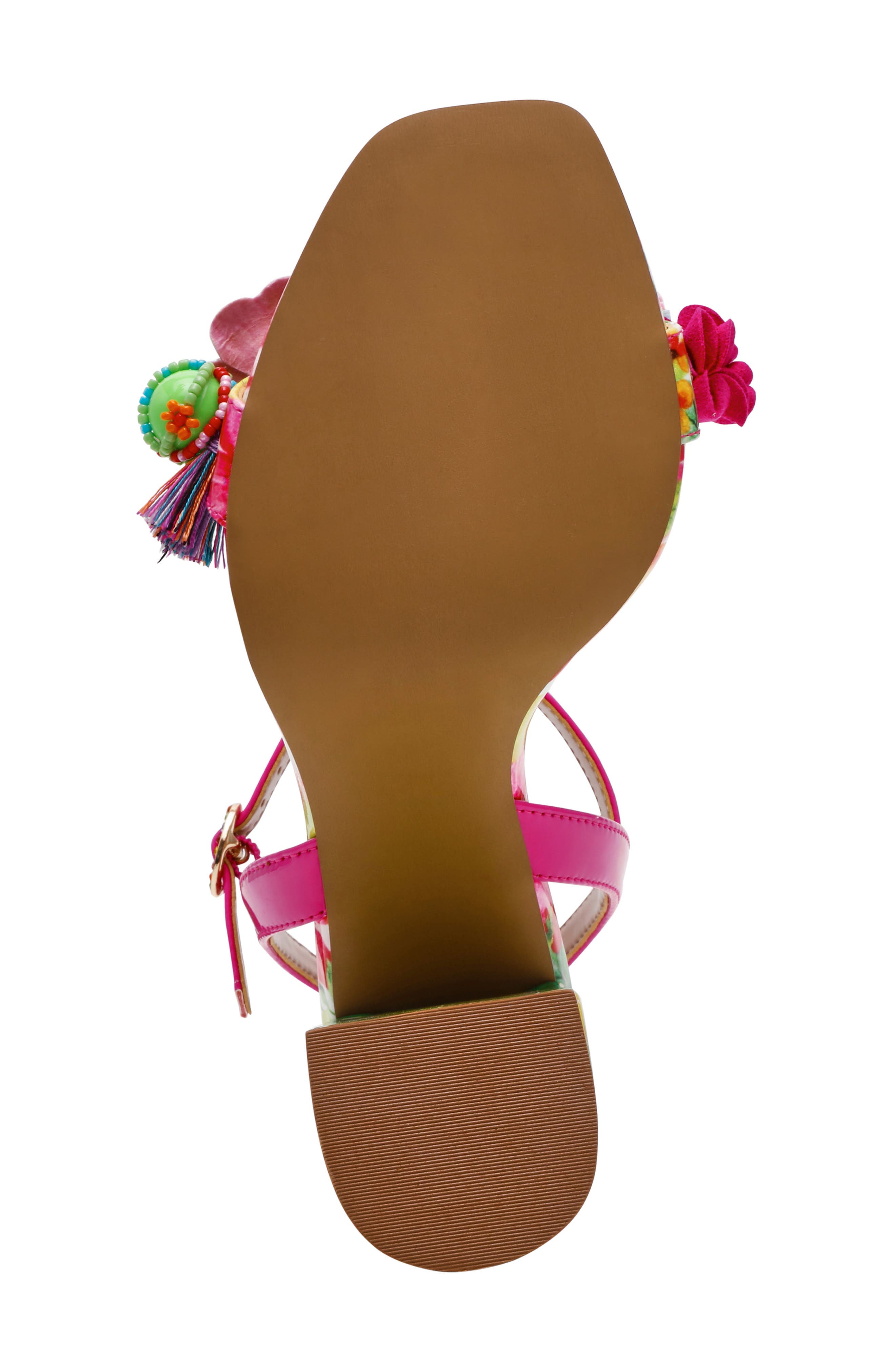 Betsey Johnson Masen Ankle Strap Sandal, Alternate, color, Bright Multi