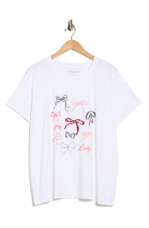 Not Enough Bows Graphic T-Shirt (Plus)