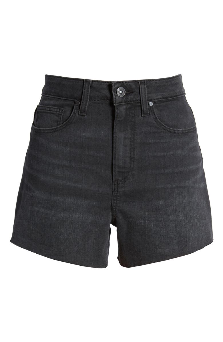 PAIGE Allure High Waist Cutoff Denim Shorts, Alternate, color,