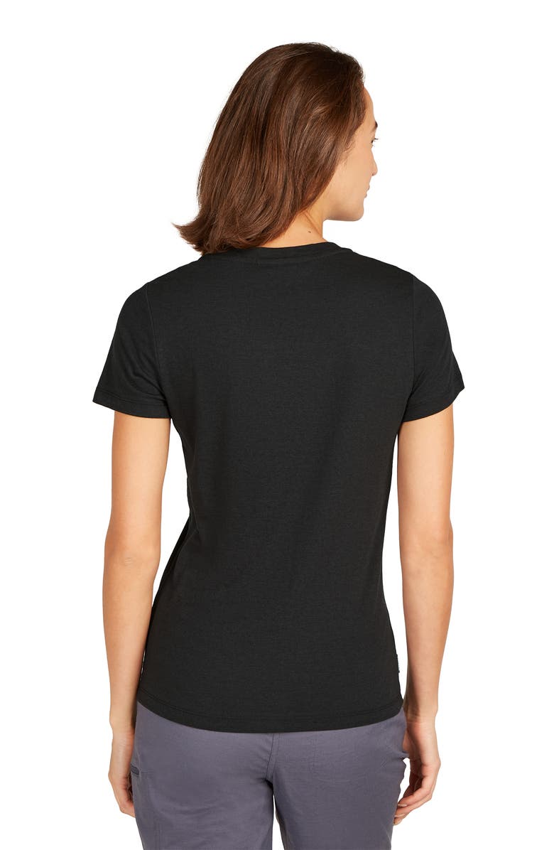 Icebreaker Central Merino Blend T-Shirt, Alternate, color, Black