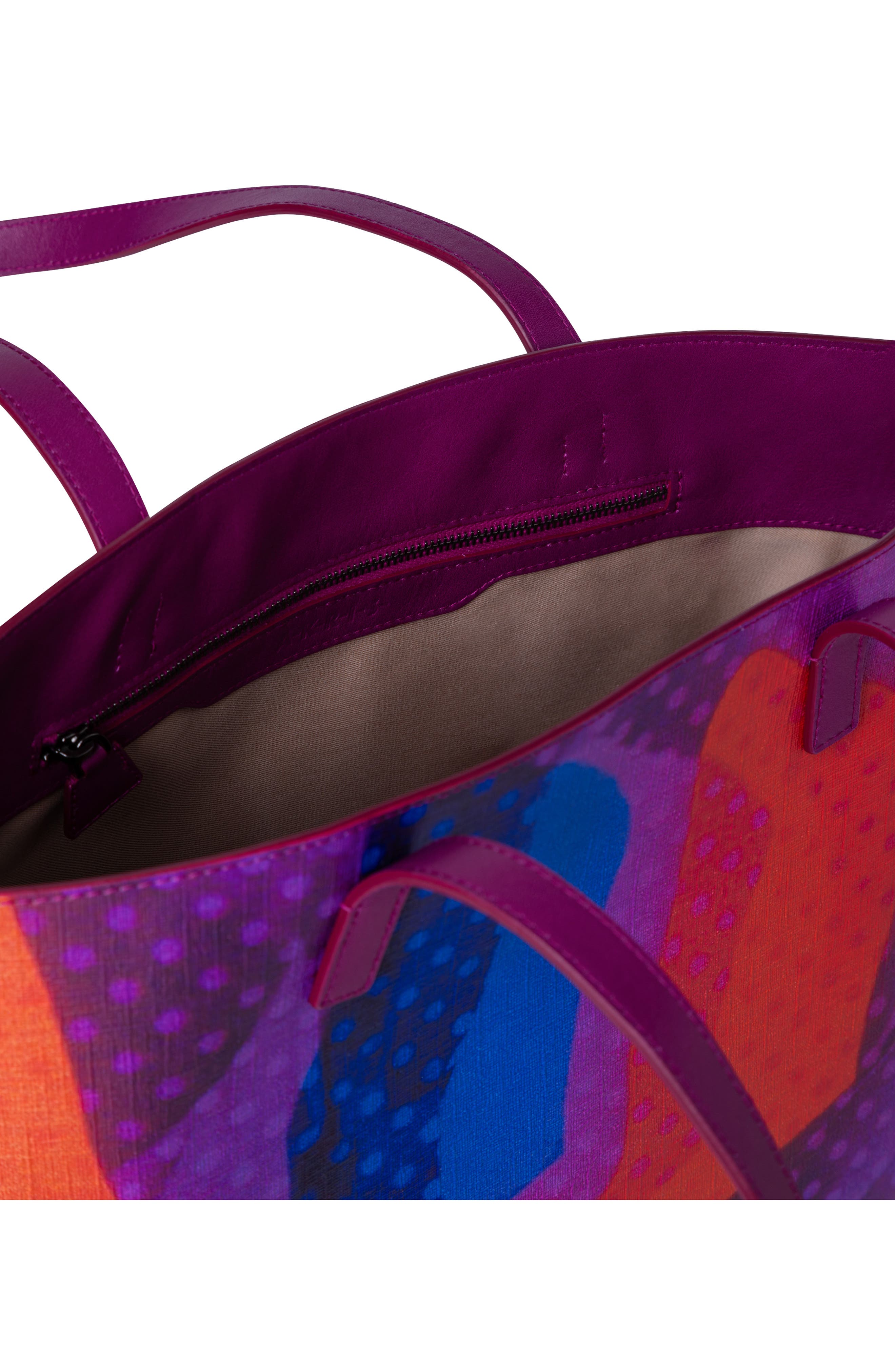 Akris Small AI Super Print Canvas Convertible Tote, Alternate, color, 