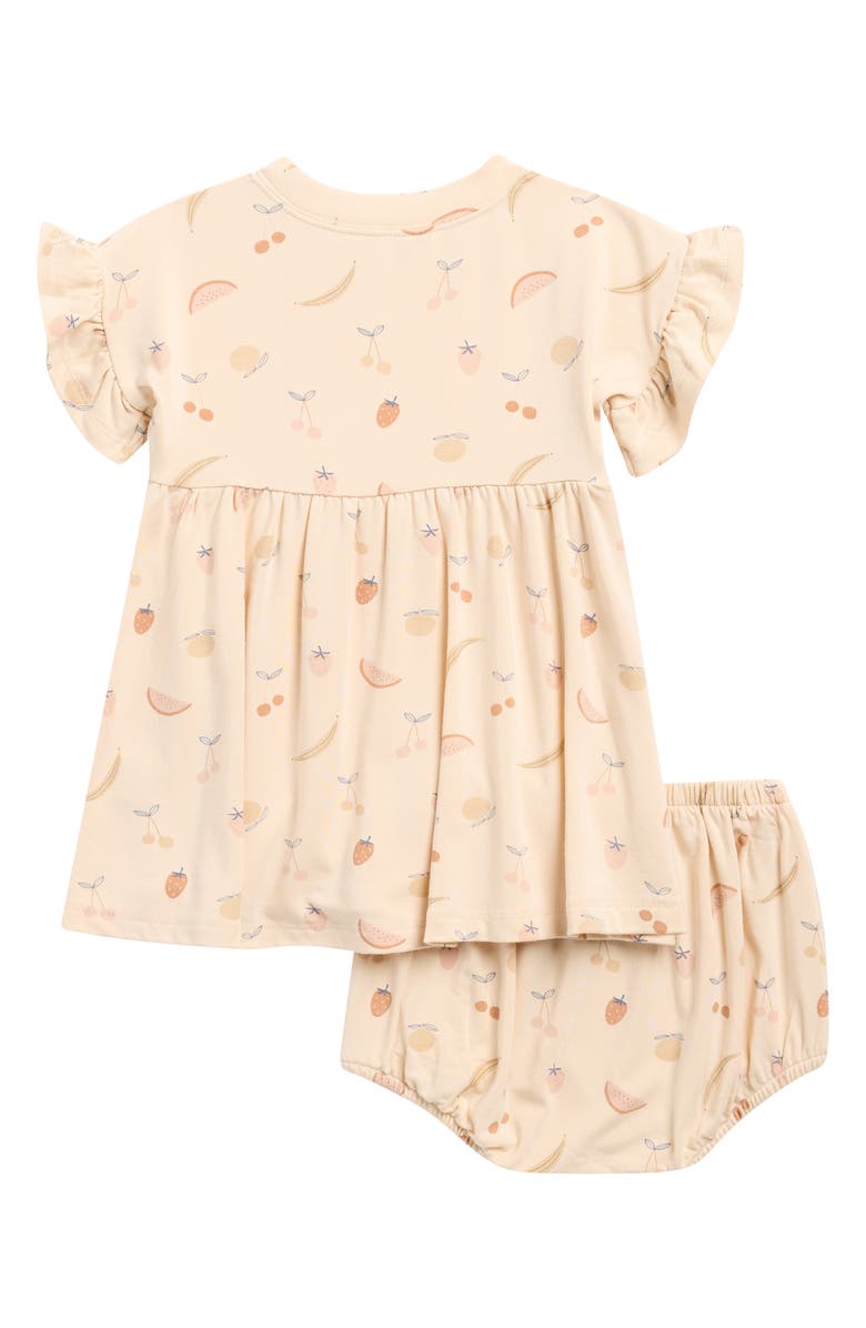 Rylee + Cru Fruit Babydoll Dress With Bloomers, Alternate, color, Shell