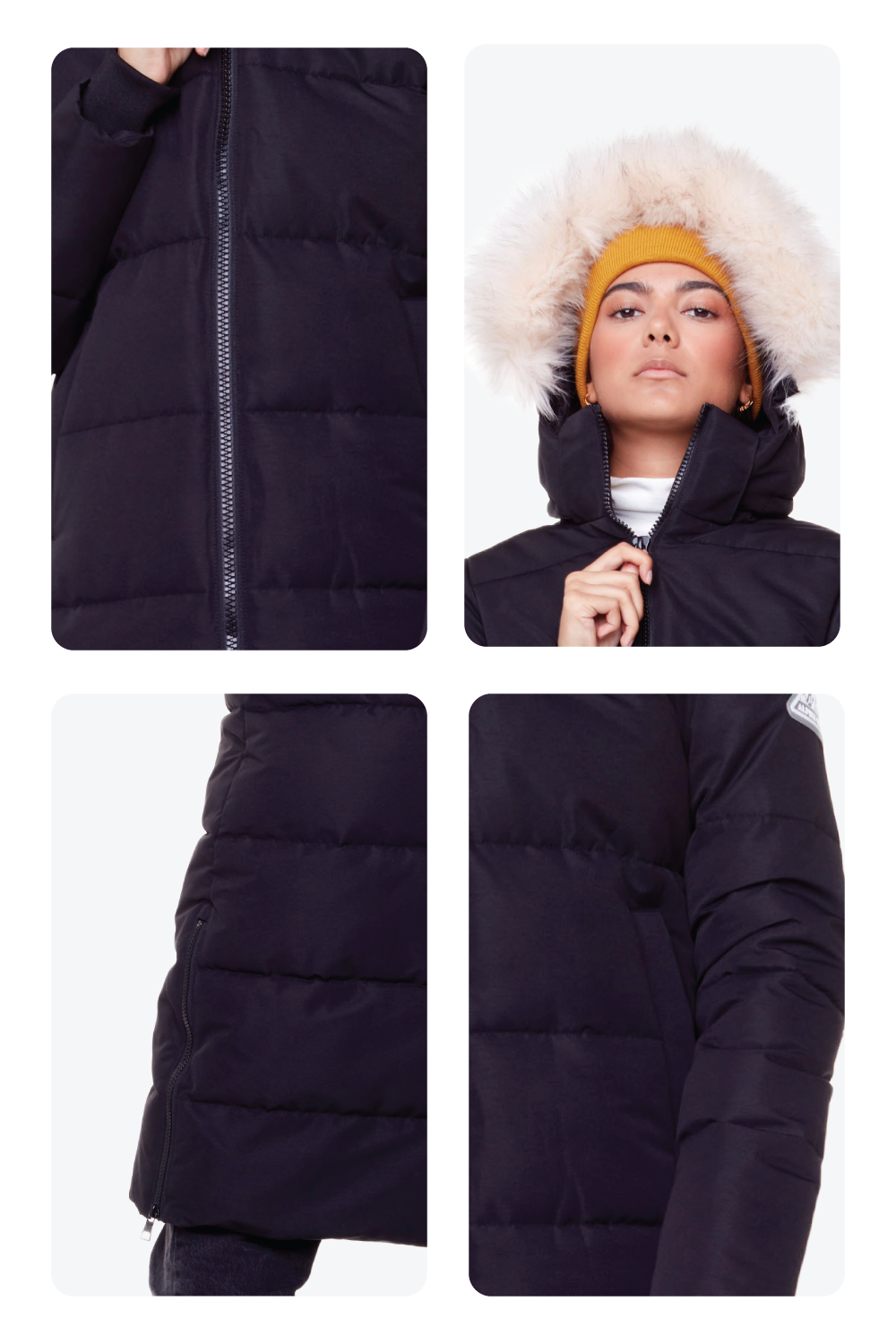 Alpine North KLUANE - Vegan Down Ultra Long Winter Parka — фото 4