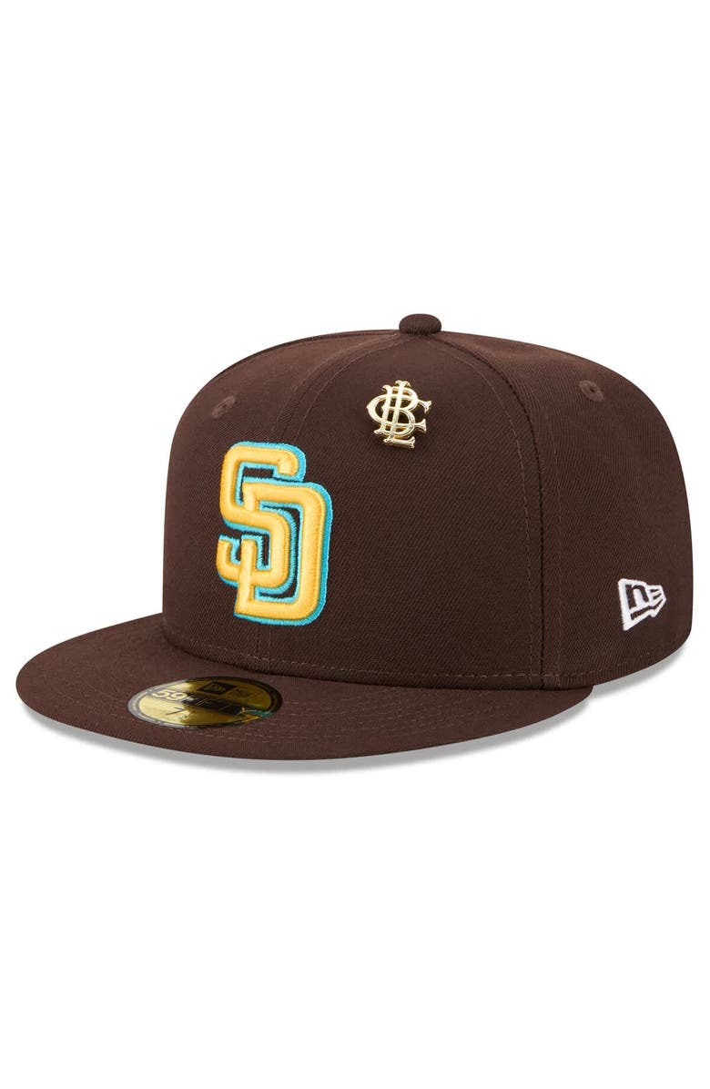 New Era Men's New Era  Brown San Diego Padres 2025 Big League Chew 59FIFTY Fitted Hat, Alternate, color, 