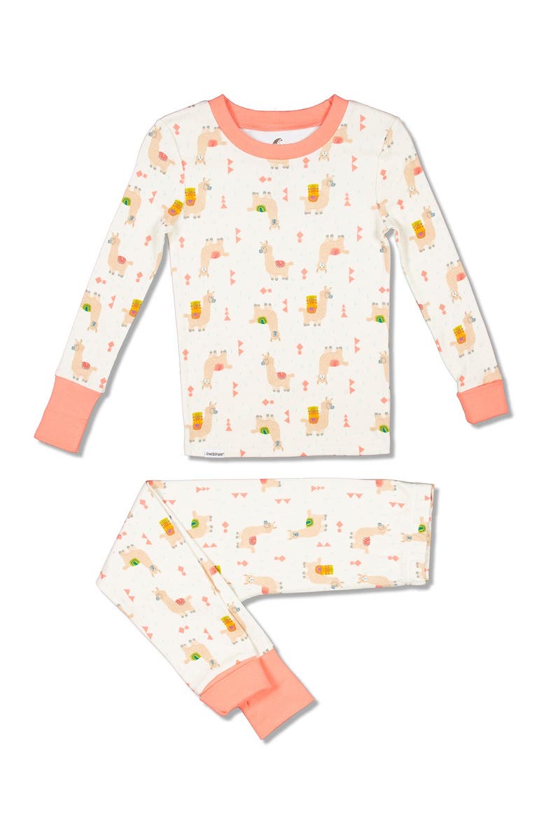 SGI Apparel Free 2 Dream Llama Pajama 2-Piece Set, Alternate, color, 