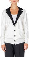 Endless Rose Jewel Button Blazer Cardigan