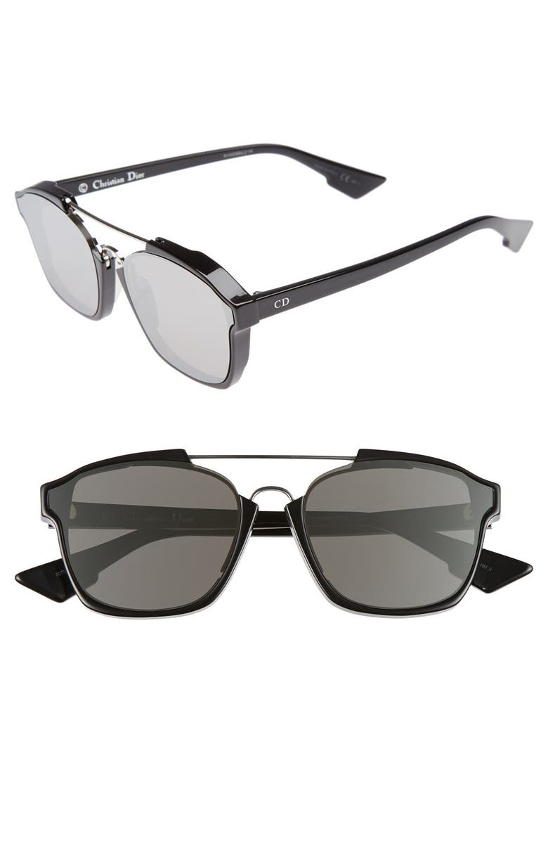 DIOR Abstract 58mm Brow Bar Sunglasses, Main, color, 