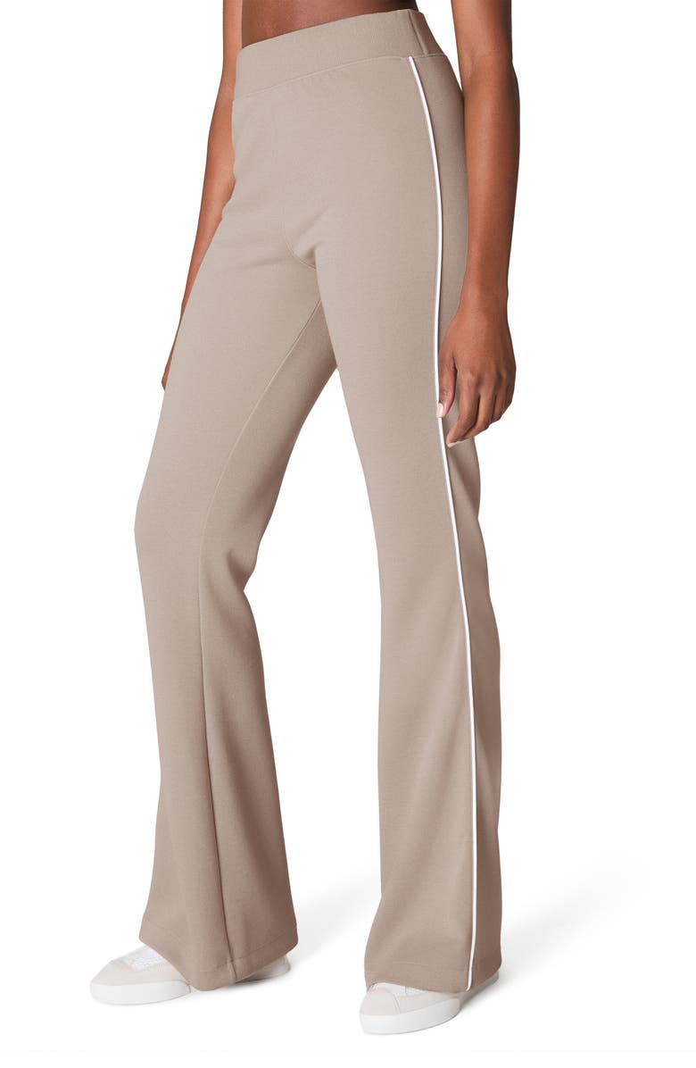 SPANX<sup>®</sup> AirEssentials Pique Flare Leg Pants, Alternate, color, Ashwood