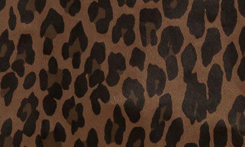 Flying Tomato Leopard Print Drop Waist Midi Dress In Black