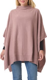 Vince Wool & Cashmere Funnel Neck Poncho