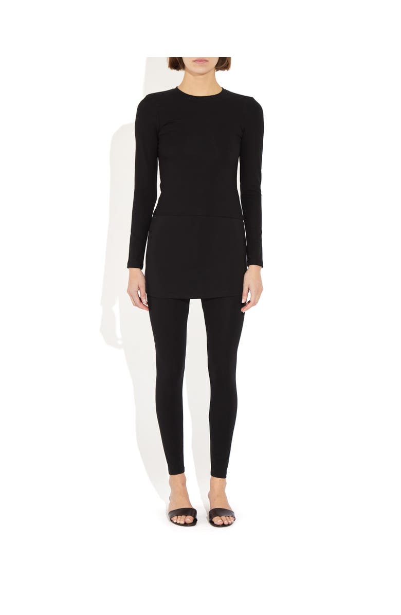 The Park Joy Skirted Legging, Main, color, Black