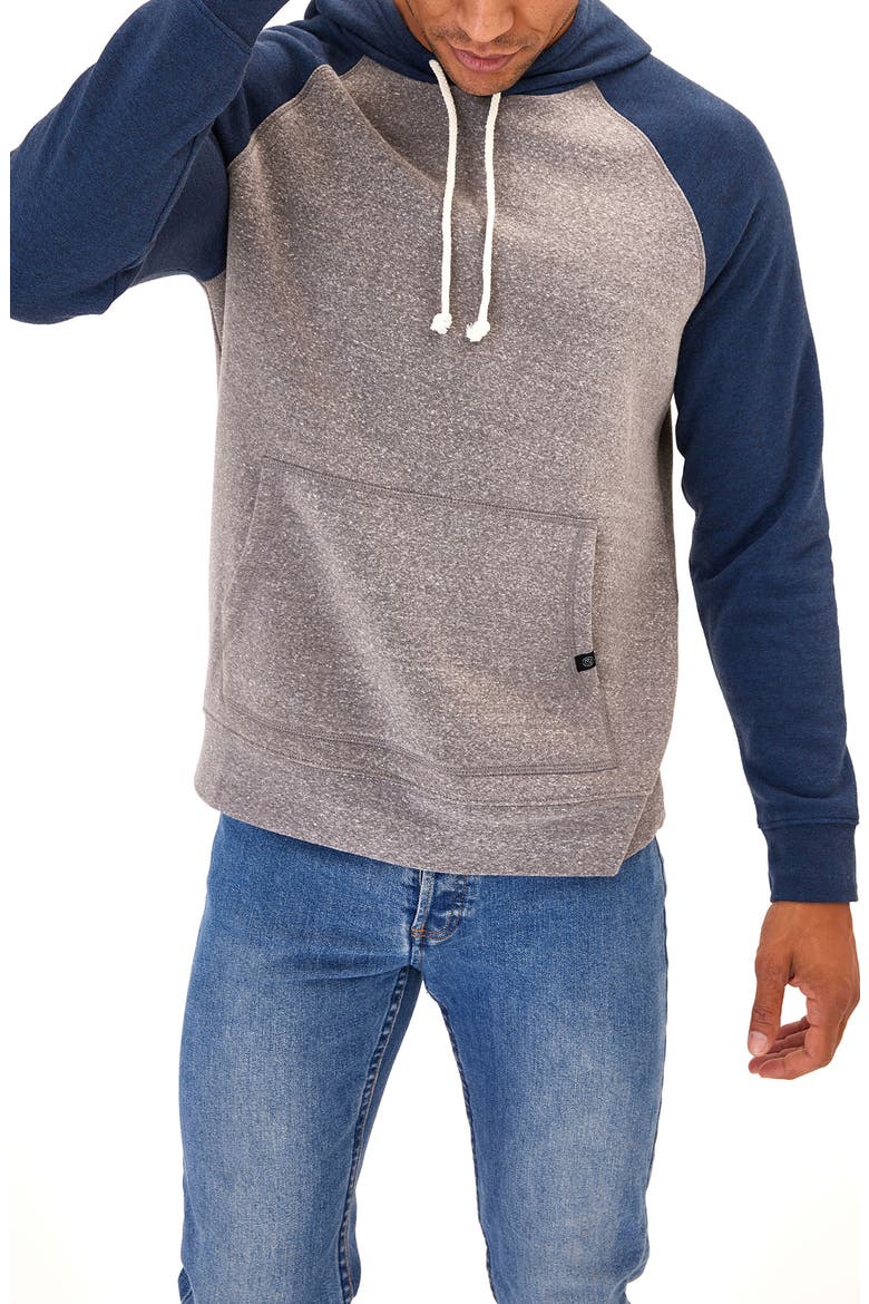 Baseline Hoodie, Main, color, HEATHER GREY / MIDNIGHT