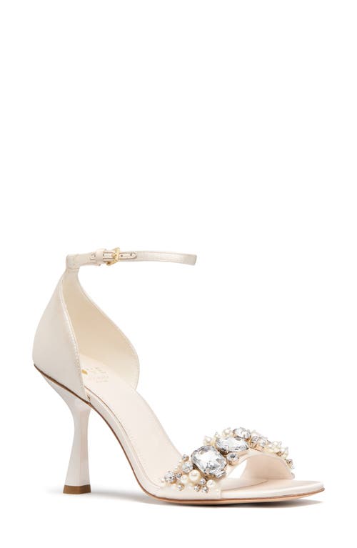 Kate Spade New York Treasure Ankle Strap Sandal In Cream.
