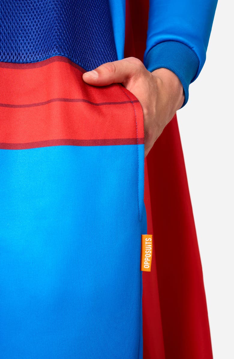OppoSuits Superman Jumpsuit, Alternate, color, Blue