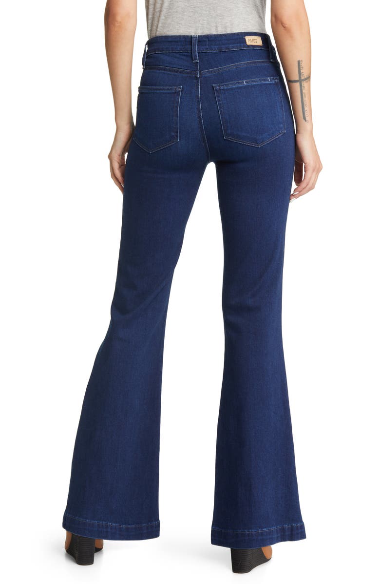 PAIGE Women's Genevieve High Waist Flare Jeans, Alternate, color, Model