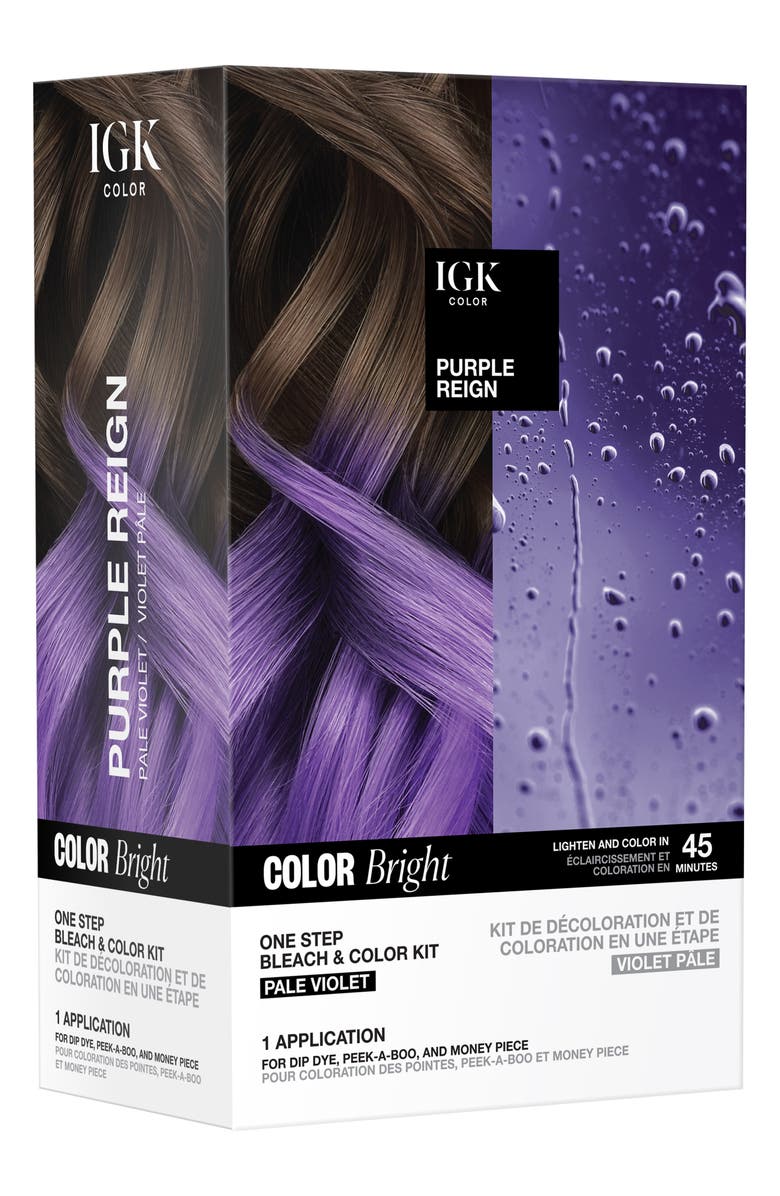 IGK Color Bright One Step Bleach
Color Kit - Purple Reign: Pale Violet, Alternate, color, Pale Violet