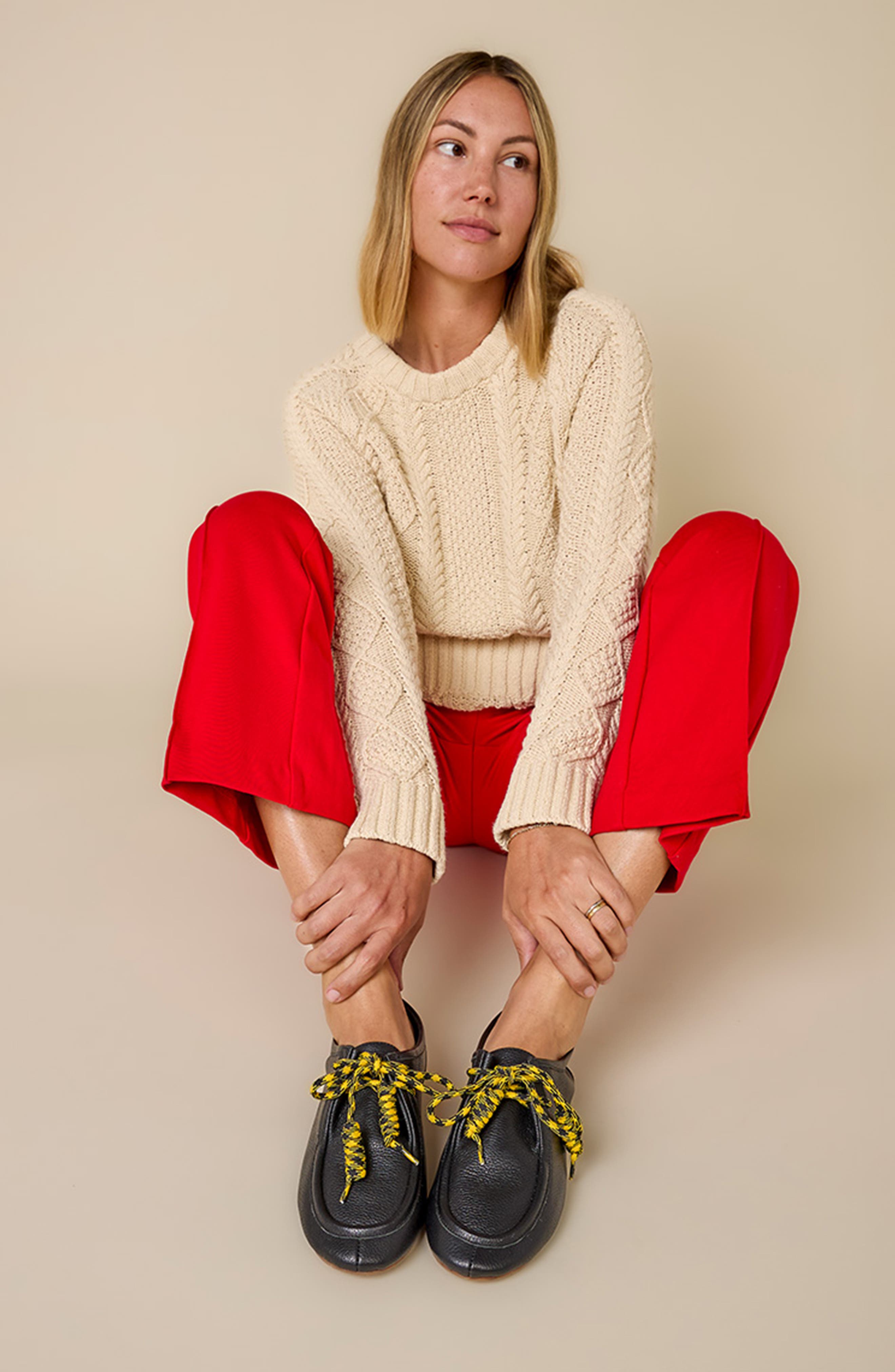 Charlotte Stone Ryan Ballet Loafer Flat, Alternate, color, Black