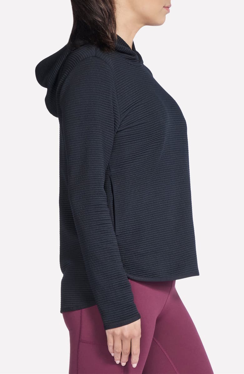 SKECHERS GO WALK<sup>®</sup> Everywhere Tunic Hoodie, Alternate, color, Black